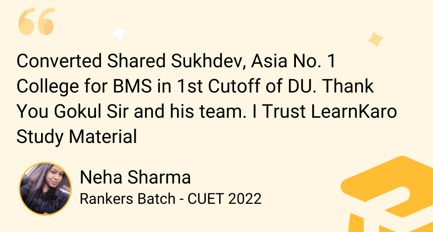 Neha Sharma Student Review_LearnKaro Batch